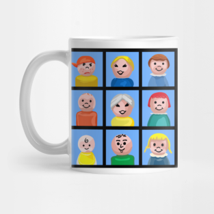 Fisher Price Little People Mug - Little Round People Family by Slightly Unhinged